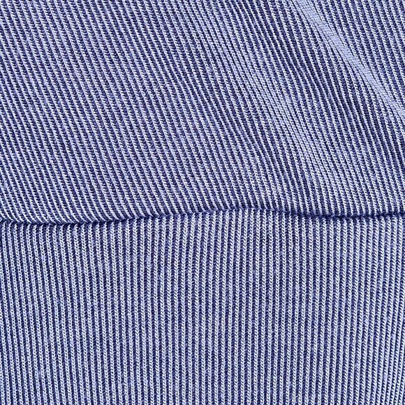 GILLI Blue Micro Striped Surplice 3/4 Sleeve Dress Womens Size M Medium - Picture 5 of 7